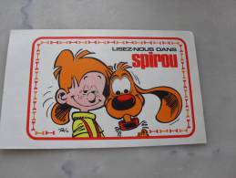 Auto Collant   Spirou Boulle Et Bil - Spirou Magazine