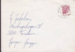 Iceland Deluxe HAFNARFJÖRDUR 1983 Cover Brief To TORSHAVN Faroe Islands Kuh Cow Stamp - Briefe U. Dokumente