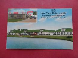 Lake View Hotel Courts Coca Cola Sign AR - Arkansas > 5 Miles East Of  Little Rock  Linen  == = =  == = ==ref 771 - Little Rock