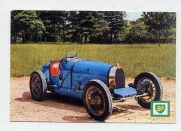 MUSEE De L´AUTOMOBILE BUGATTI 1927 Voiture De COURSE / Image STATION BP N° 14 - Autos