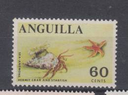 Yvert 12 * Neuf Avec Charnière Bernard L´ermite étoile De Mer - Anguilla (1968-...)