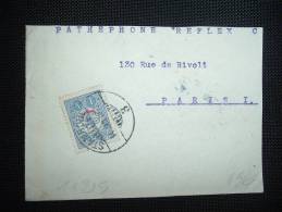 LETTRE POUR LA FRANCE TP 1 PIASTRE OBL. 14 JAN 1913 STAMBOUL - Briefe U. Dokumente