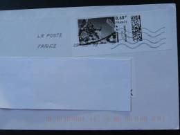 Colibri Hummingbird Timbre En Ligne Sur Lettre Electronic Stamp On Cover Ref 1838 - Colibrì