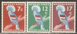 Netherlands New Guinea 1959 Mi# 54-56 ** MNH - Queen Victoria Crowned Pigeon - Niederländisch-Neuguinea