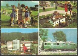 SWISSMINIATUR Melide Spalentor Basel Schloss Bottmingen A4 6/6 Zug Franz Carl Weber Lagerhaus 1974 - Melide