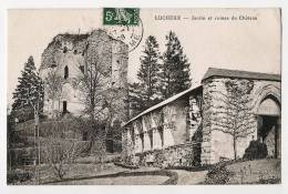 LUCHEUX - Jardin Et Ruines Du Château - Ecrite & Timbrée En 1908 - Lucheux