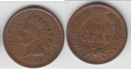 **** USA  - ETATS-UNIS  - ONE CENT - 1 CENT 1906 INDIAN HEAD **** EN ACHAT IMMEDIAT !!! - 1859-1909: Indian Head