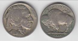 **** USA  - ETATS-UNIS  - 5 CENTS 1920 - FIVE CENTS 1920 BUFFALO - INDIAN HEAD **** EN ACHAT IMMEDIAT !!! - 1913-1938: Buffalo