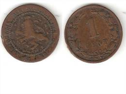 *netherlands 1 Cent 1898  Km 107   Fr+ - 1 Cent