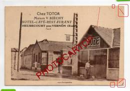 Chez TOTOR-maison V.BIECHY-Hotel-Cafe-Restaurant-HEUBECOURT Par VERNON-Commerce- - Hébécourt
