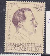 LUXEMBOURG N°  328  1F25 + 75C BRUN PRINCE FELIX NEUF AVEC CHARNIERE - Unused Stamps
