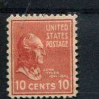 200910795 USA MET SCHARNIER  MINT HINGED POSTFRISCH MIT FALZI SCOTT 815 PRESIDENTIAL ISSUE - Unused Stamps