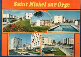 91 CPM Saint Michel Sur Orge Multivues - Saint Michel Sur Orge