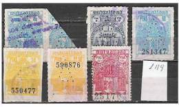 1119-FISCALES JUSTICIA JUDICIALES FISCALES CORPORATIVOS .SPAIN REVENUE   FISCAUX - Revenue Stamps