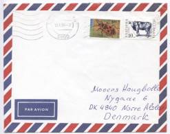 Bulgaria Air Mail Cover Sent To Denmark 13-4-1994 - Airmail