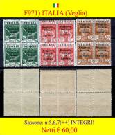 Italia-F00971 - Sassone N.5,6,7(++) MNH - Si Cedono Anche Singoli - Senza Difetti Occulti. - Arbe & Veglia