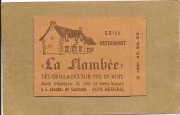 44  HERBIGNAC   LA  FLAMBEE  GRILL  RESTAURANT  ROUTE  D  HERBIGNAC  Tel (40) 45 84 54 - Herbignac