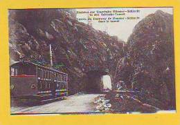 Postcard -  Einfahrt Der Trambahn Munster-Schlucht       (8210) - Lothringen