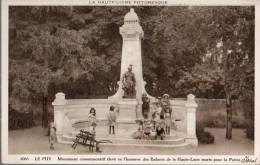 43...HAUTE LOIRE...LE PUY....MONUMENT EN L HONNEUR DES ENFANTS.....NON. EC R IT E ..‹(•¿• )› - Le Puy En Velay