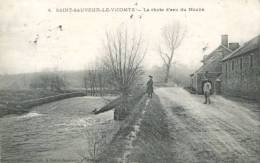 50 - CPA Saint-Sauveur-le-Vicomte - La Chute D'eau Du Moulin - Saint Sauveur Le Vicomte