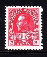 Canada MH Scott #MR3a 2c George V, Carmine Die II War Tax - War Tax