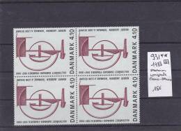 TIMBRE DU DANEMARK Nr  931** X 4 BLOC 1988 EMISSION CONJOINTE FRANCE-DANOISE - Unused Stamps