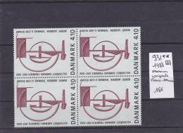 TIMBRE DU DANEMARK Nr  931** X 4 BLOC 1988 EMISSION CONJOINTE FRANCE-DANOISE - Neufs