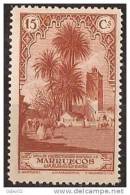 MA109-LA912TARM.Maroc.Maocco.MARRUECOS ESPAÑOL PAISAJES Y MONUMENTOS 1928  (Ed 109**) Sin Charnela LUJO RARO - Mosques & Synagogues
