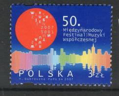 POLOGNE 2007 FESTIVAL DE MUSIQUE  YVERT N°4069  NEUF MNH** - Unused Stamps