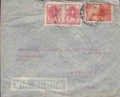 Argentina Airmail Via Aerea DANSK PROTESTANTISK MENIGHED, NECOCHEA 1947 Cover Letra To RIBE Denmark (2 Scans) - Luchtpost