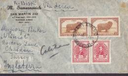 Argentina M. SAMSONOVICH, BUENOS AIRES 1948 Cover Letra To CHOULSDON Surrey England (2 Scans) - Briefe U. Dokumente