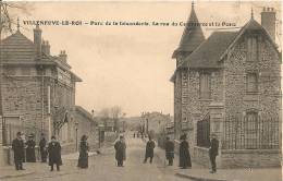 Cpa94 Villeneuve Le Roi La Poste Rue Du Commerce - Villeneuve Le Roi