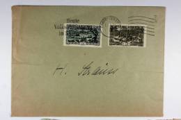 Saargebiet, Brief 1935 Volksabstimmung 1935, Nr 192+180 - Cartas & Documentos