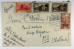 Saargebiet, Brief 1934, Mixfrankatur, Wohlfahrt / Saarlouis Stempel, Nach Oss Holland - Storia Postale