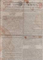 LE CONSTITUTIONNEL 11 01 1820 - ETATS UNIS FLORIDE - MADRID - DROIT PETITION - PROTESTANTS RECENSEMENT - GENERAL CLAUSEL - 1800 - 1849