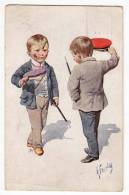 ILLUSTRATORS KARL FEIERTAG CHILDREN BOYS B.K.W.I. Nr. 852-6 OLD POSTCARD - Feiertag, Karl