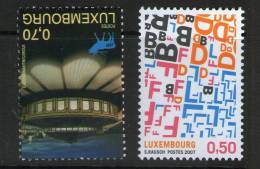 LUXEMBOURG 2007 LUXEMBOURG  YVERT N°1712/13  NEUF MNH** - Unused Stamps