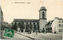 CPA 94 ARCUEIL CACHAN L EGLISE  1911 - Cachan