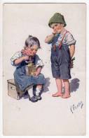 ILLUSTRATORS KARL FEIERTAG CHILDREN  B.K.W.I. Nr. 982/5 OLD POSTCARD - Feiertag, Karl