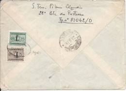 1944 RSI Lettera Tassata Con Segnatasse Sovrastampati Fascetto Dalla Feldpost 81062/D - Poststempel