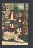 ► J035 - Enfants Ossalois Et Chien Des Pyrénées -  (64 - Pyrénées Atlantiques) - Mauleon Licharre