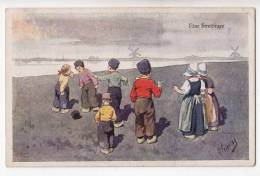 ILLUSTRATORS KARL FEIERTAG CHILDREN PLAYING B.K.W.I. Nr. 176/1 OLD POSTCARD - Feiertag, Karl