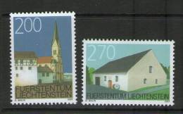 LIECHTENSTEIN 2007 EDIFICES  YVERT N°1408/09  NEUF MNH** - Unused Stamps