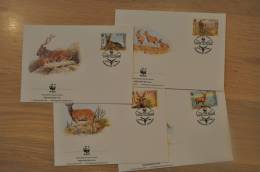 157 ++ WWF FDC OEZBEKISTAN DEAR HERT HIRSCH - Ouzbékistan