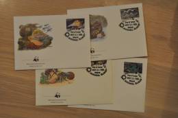 168 ++ WWF FDC MARSCHALL ISLANDS SHELLS MUSCHEL SCHELPEN CORQUE - Marshalleilanden