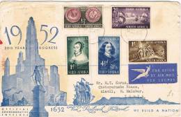 0427. Carta Certificada Y Aerea JOHANNESBURG (South Africa) 1952 - Covers & Documents