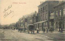 59 AVESNES SUR HELPE RUE DE LA GARE AVEC ATTELAGE - Avesnes Sur Helpe