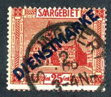 2150 )  SAAR 1922  Mi.#6  PF/ V  Used - Dienstzegels