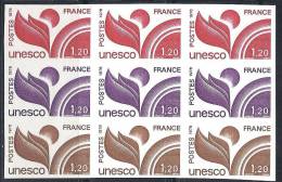 Unesco - Bloc De 9 Essais De Couleurs - Autres & Non Classés