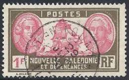 1 F . Olive Et Rose Oblitéré  à Nouméa Le 29 Juin 31 LUXE - Used Stamps